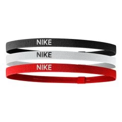 Pack Nike Elastic Hairbands Red/White/Black (3 Units)