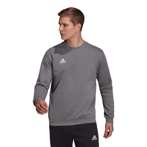 Adidas Entrada 22 Sweatshirt Grey 4 Adidas Entrada 22 Sweatshirt Grey - Image 2