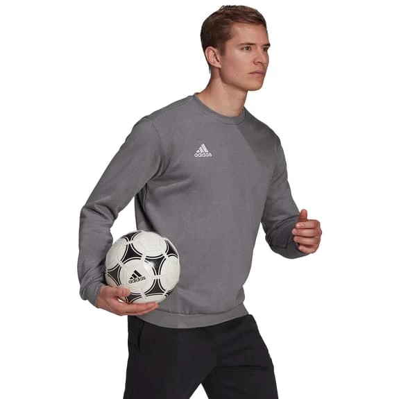 Adidas Entrada 22 Sweatshirt Grey 6 Adidas Entrada 22 Sweatshirt Grey - Image 4