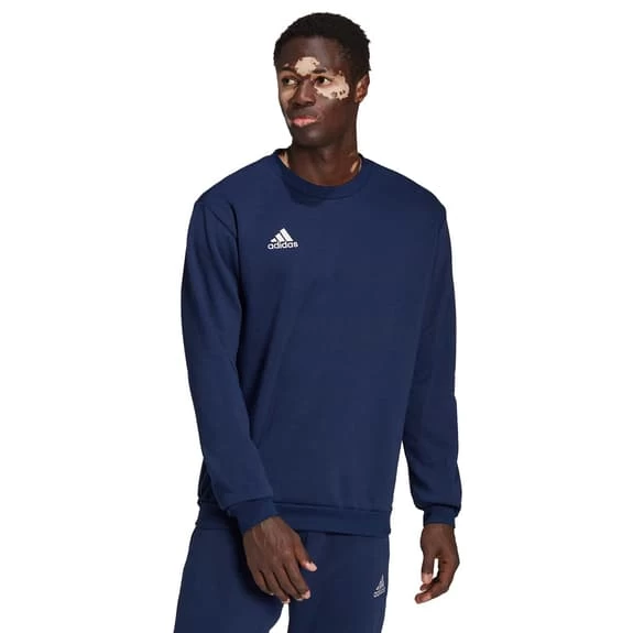 Adidas Entrada 22 Sweatshirt Navy Blue 4 Adidas Entrada 22 Sweatshirt Navy Blue - Image 2