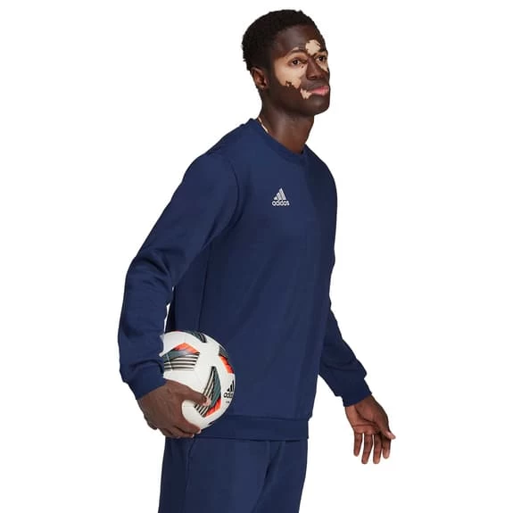 Adidas Entrada 22 Sweatshirt Navy Blue 6 Adidas Entrada 22 Sweatshirt Navy Blue - Image 4