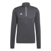 Adidas Entrada 22 Half Zip Sweatshirt Dark Grey -Sports Comprehensive ad h57546 001