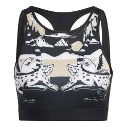 Adidas Farm Light-Support Bra Black White