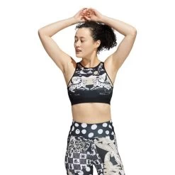 Adidas Farm Light-Support Bra Black White 10 Adidas Farm Light-Support Bra Black White -Sports Comprehensive ad ha0063 003