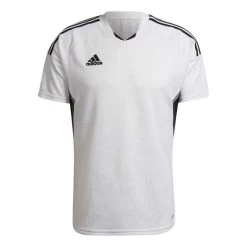 Adidas Condivo 22 Match Day Short Sleeve T-Shirt White Black