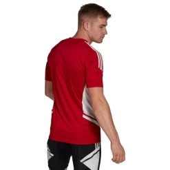 Adidas Condivo 22 Short Sleeve T-Shirt Red White -Sports Comprehensive ad ha6286 004