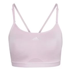 Bra Adidas Aeroreact Light-Support Small Logo Pink