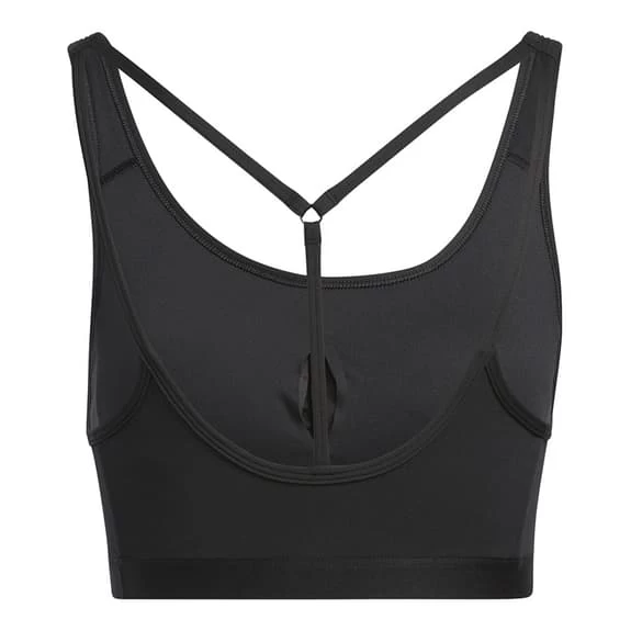 Adidas Core Essentials Medium-Support Bra Black 4 Adidas Core Essentials Medium-Support Bra Black - Image 2