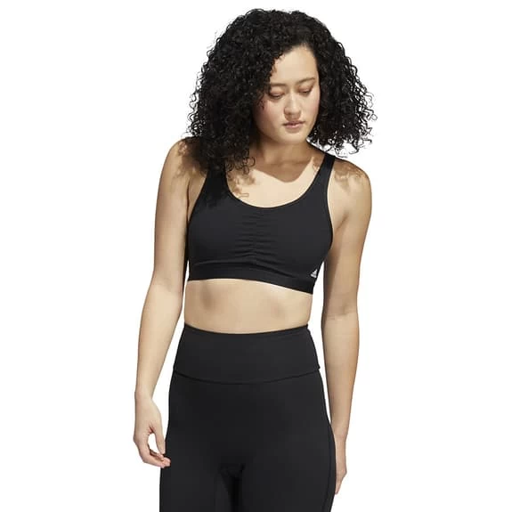 Adidas Core Essentials Medium-Support Bra Black 5 Adidas Core Essentials Medium-Support Bra Black - Image 3