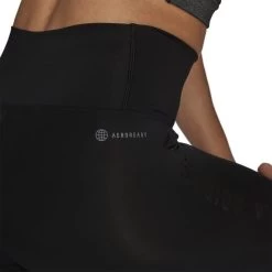Adidas Optime Training Icons 3-Bar Tights Black Grey Women 11 Adidas Optime Training Icons 3-Bar Tights Black Grey Women -Sports Comprehensive ad hf6664 004