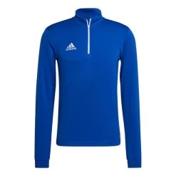 Adidas Entrada 22 Half Zip Sweatshirt Blue White