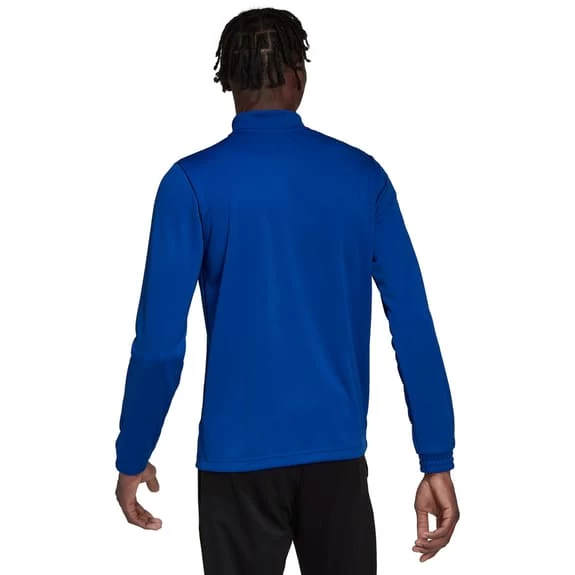 Adidas Entrada 22 Half Zip Sweatshirt Blue White 5 Adidas Entrada 22 Half Zip Sweatshirt Blue White - Image 3
