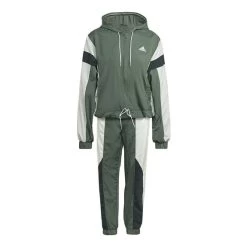 Adidas Gametime Tracksuit Green White Women
