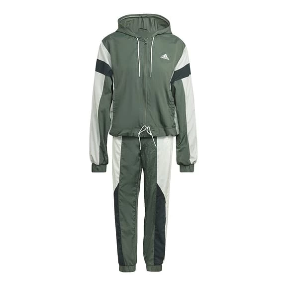 Adidas Gametime Tracksuit Green White Women 3 Adidas Gametime Tracksuit Green White Women