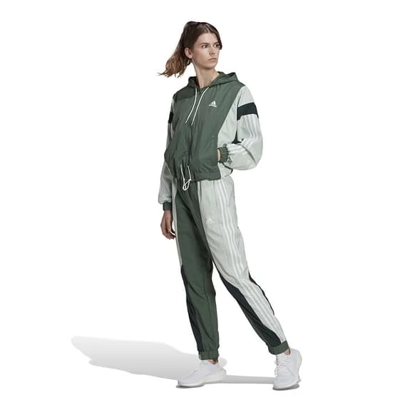 Adidas Gametime Tracksuit Green White Women 6 Adidas Gametime Tracksuit Green White Women - Image 4