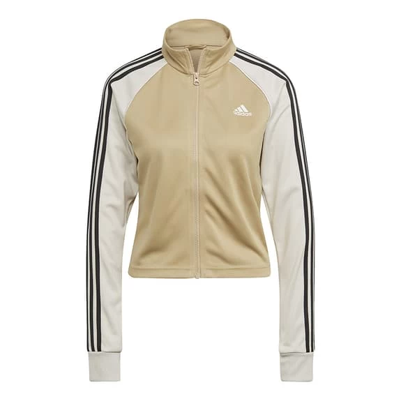 Adidas Teamsport Tracksuit Brown White Black Women 4 Adidas Teamsport Tracksuit Brown White Black Women - Image 2