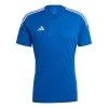 Adidas Tiro 23 Short Sleeve T-Shirt Blue White 1 Adidas Tiro 23 Short Sleeve T-Shirt Blue White -Sports Comprehensive ad hr4611 001