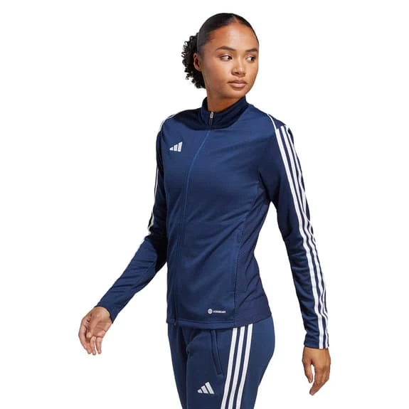 Adidas Tiro 23 League Full Zip Sweatshirt Deep Blue White Women 4 Adidas Tiro 23 League Full Zip Sweatshirt Deep Blue White Women - Image 2
