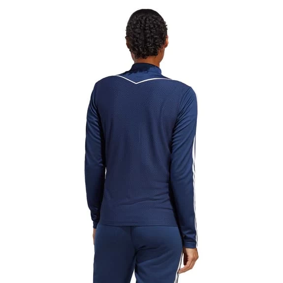 Adidas Tiro 23 League Full Zip Sweatshirt Deep Blue White Women 5 Adidas Tiro 23 League Full Zip Sweatshirt Deep Blue White Women - Image 3