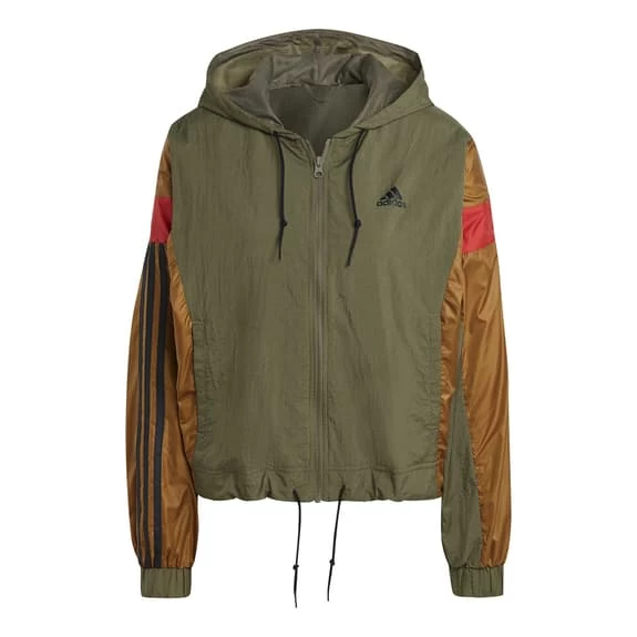 Adidas Gametime Tracksuit Dark Green Brown Women 4 Adidas Gametime Tracksuit Dark Green Brown Women - Image 2