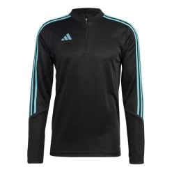 Adidas Tiro 23 Club Sweatshirt Black Luminous Blue