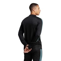 Adidas Tiro 23 Club Sweatshirt Black Luminous Blue -Sports Comprehensive ad ic1580 004