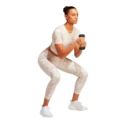 T-Shirt Adidas Techfit Camo Print Short Sleeve White Pale Pink Women -Sports Comprehensive ad ic8053 004