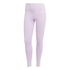 Adidas 7/8 Train Essentials High-Waisted 3-Stripes Leggings Lilac White Women