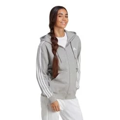 Adidas Train Essentials Feelready Full Zip Hoodie Light Grey White Women 11 Adidas Train Essentials Feelready Full Zip Hoodie Light Grey White Women -Sports Comprehensive ad ic9917 004
