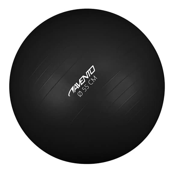 Avento Pilates Ball 55 Cm Black 3 Avento Pilates Ball 55 Cm Black