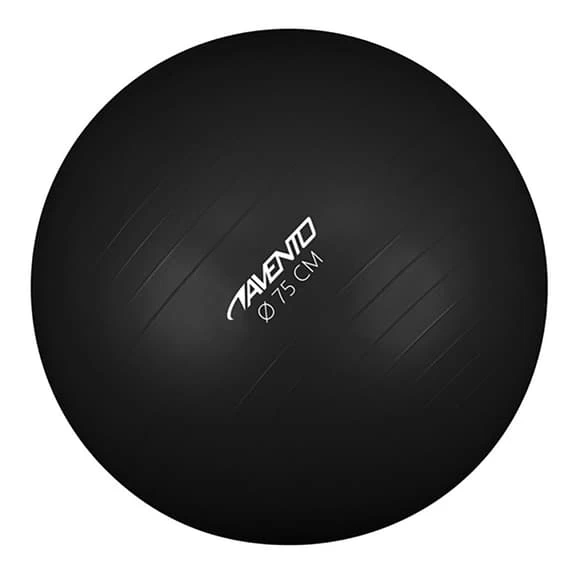 Avento Pilates Ball 75 Cm Black 3 Avento Pilates Ball 75 Cm Black