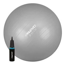 Avento Pilates Ball 65 Cm + Air Pump Grey