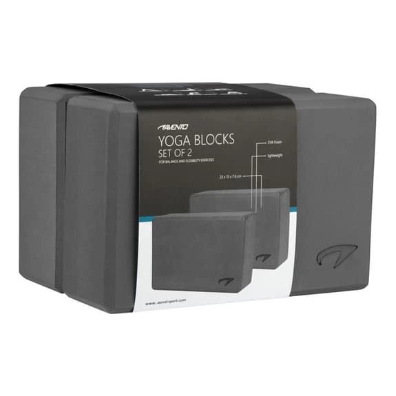 Avento Yoga Block Grey (2 Units) 4 Avento Yoga Block Grey (2 Units) - Image 2
