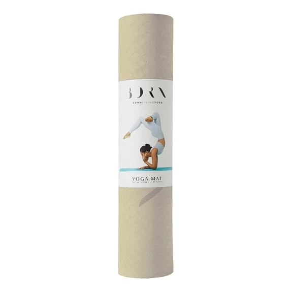 Born Living Yoga Wave 6 Mm Mat Cream White 3 Born Living Yoga Wave 6 Mm Mat Cream White