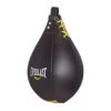 Everlast Leather Speed Punching Bag Black Yellow White -Sports Comprehensive evl 833150 70 8 001