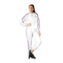 Everlast Everfresh Sauna Suit S/M White Purple Women