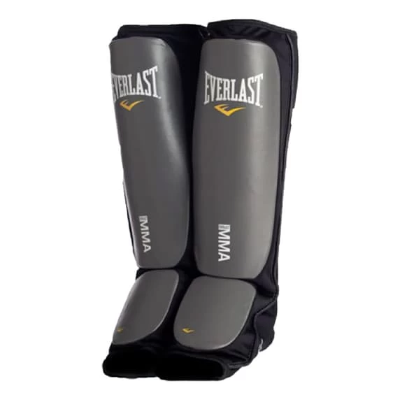 Everlast MMA Shinguards L/XL Black Grey 3 Everlast MMA Shinguards L/XL Black Grey