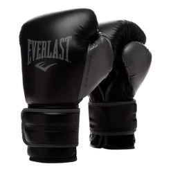 Everlast Powerlock 2 Training Gloves Black Grey