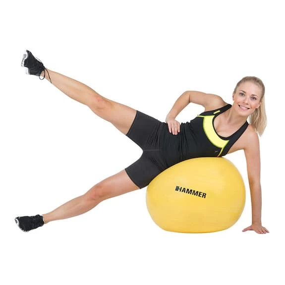 Finnlo 55 Cm Pilates Ball Yellow 5 Finnlo 55 Cm Pilates Ball Yellow - Image 3