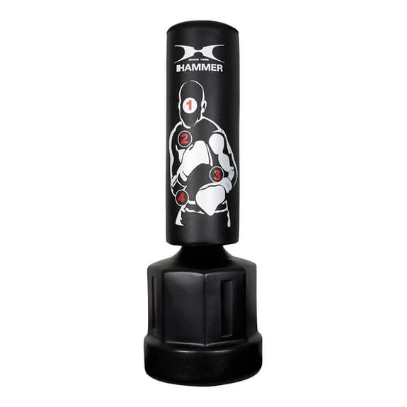 Finnlo Sparring Pro Standing Punching Bag Black White 3 Finnlo Sparring Pro Standing Punching Bag Black White