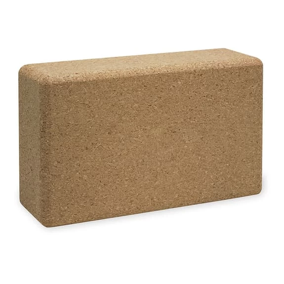Yoga Block Gaiam Cork Brown 4 Yoga Block Gaiam Cork Brown - Image 2