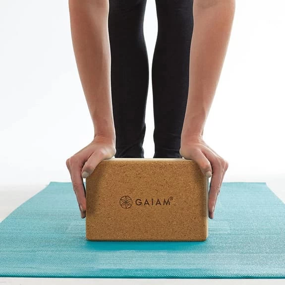 Yoga Block Gaiam Cork Brown 6 Yoga Block Gaiam Cork Brown - Image 4
