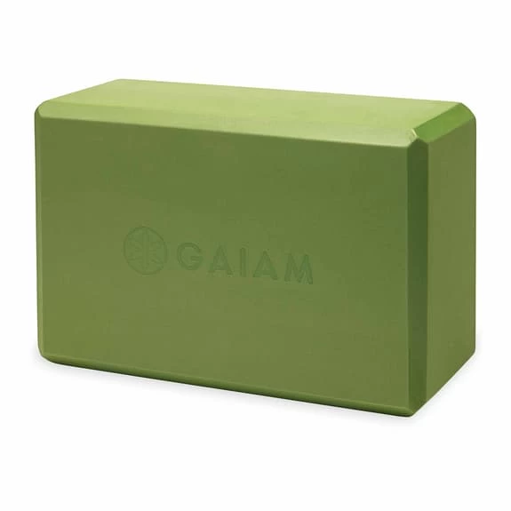 Gaiam Classic Yoga Block Green 3 Gaiam Classic Yoga Block Green