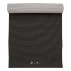 Mat Gaiam 2-Colour 6 Mm Black Grey 12 Mat Gaiam 2-Colour 6 Mm Black Grey -Sports Comprehensive gam 61329 005