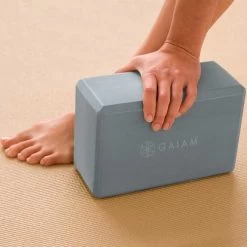 Gaiam Classic Yoga Block Grey 7 Gaiam Classic Yoga Block Grey -Sports Comprehensive gam 61350 003