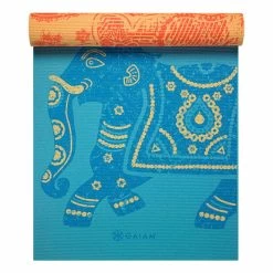 Gaiam Premium Reversible 6 Mm Yoga Mat Blue Orange 10 Gaiam Premium Reversible 6 Mm Yoga Mat Blue Orange -Sports Comprehensive gam 61547 003
