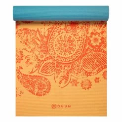 Gaiam Premium Reversible 6 Mm Yoga Mat Blue Orange 11 Gaiam Premium Reversible 6 Mm Yoga Mat Blue Orange -Sports Comprehensive gam 61547 004