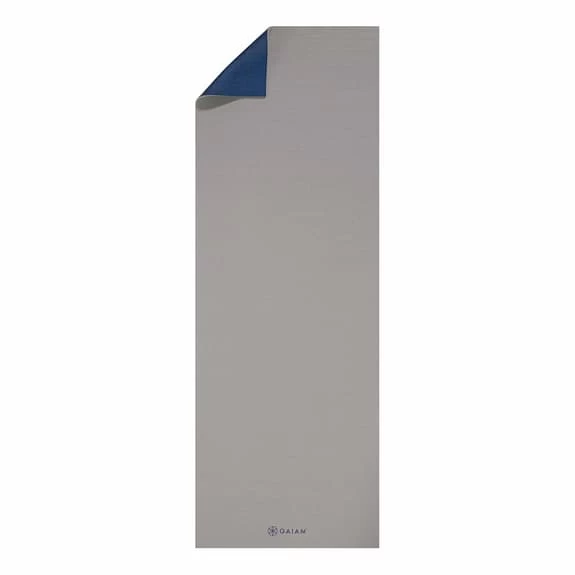Gaiam Premium 2 Color Yoga 6 Mm Mat Grey Navy Blue 3 Gaiam Premium 2 Color Yoga 6 Mm Mat Grey Navy Blue