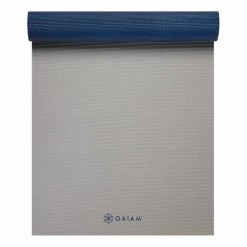 Gaiam Premium 2 Color Yoga 6 Mm Mat Grey Navy Blue 6 Gaiam Premium 2 Color Yoga 6 Mm Mat Grey Navy Blue -Sports Comprehensive gam 61964 002
