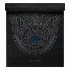 Gaiam Fatima Hand Yoga 4 Mm Mat Black Grey 6 Gaiam Fatima Hand Yoga 4 Mm Mat Black Grey -Sports Comprehensive gam 61971 002